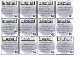 Vorschau - Arbeitsblätter - Argumentation - Spiel Fliegenklatsche - Seite 2