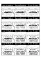 Vorschau - Mal- und Bastelvorlagen - Secret Student Positivverstärkung Methode FrauCuppaTea - Seite 2