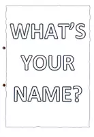 anteprima - Esercizi - WHAT'S YOUR NAME? Inglese - Pagina di copertina