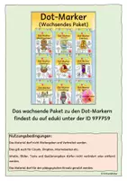 Vorschau - Arbeitsblätter - Dot-Marker, Märchen, Stempeln, Motorik - Seite 1