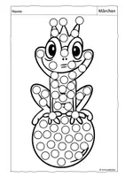 Vorschau - Arbeitsblätter - Dot-Marker, Märchen, Stempeln, Motorik - Seite 2