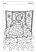 Vorschau - Arbeitsblätter - Dot-Marker, Märchen, Stempeln, Motorik - Seite 3