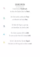 Vorschau - Stundenentwürfe - DIE DREI SPATZEN - Gedicht passend zur Weihnachtszeit & Winter - Seite 1