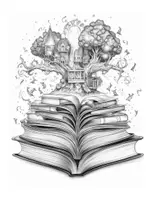 Vorschau - Mal- und Bastelvorlagen - 30 Bücher-Ausmalbilder für Kinder - Seite 3