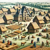 Vorschau - Arbeitsblätter - Wie lebten die Bauern im Mittelalter? - Deckblatt