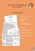 Vorschau - Prüfungsvorbereitung - Prüfungsstunde Basketball: Schriftlicher Entwurf - Deckblatt