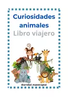 Vista previa - Tarjetas / Manipulativos - Libro viajero de curiosidades de animales - Portada