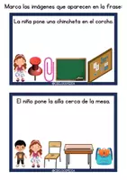 Vista previa - Unidades / Secuencias / Situaciones de Aprendizaje - Tarjetas de comprensión lectora - Versión gratuito - página 3