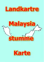 Vorschau - Arbeitsblätter - Landkartre von Malaysia stumme Karte mit Umrissen der Nachbarländer - Deckblatt
