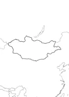 Vorschau - Arbeitsblätter - Landkartre von Mongolei stumme Karte mit Umrissen der Nachbarländer - Seite 2