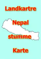Vorschau - Arbeitsblätter - Landkartre von Nepal stumme Karte mit Umrissen der Nachbarländer - Deckblatt