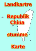 Vorschau - Arbeitsblätter - Landkartre von Republik China stumme Karte mit Umrissen der Nachbarländer - Deckblatt
