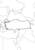 Vorschau - Arbeitsblätter - Landkartre von Türkei stumme Karte mit Umrissen der Nachbarländer - Seite 2