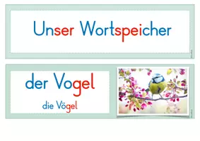 Vorschau - Poster - Wortspeicher zum Thema Vögel im Winter - Seite 3