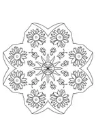 Vorschau - Mal- und Bastelvorlagen - Frühlingsmandalas zum ausmalen (Florale u. Naturmotive) - Seite 2