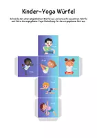 Vorschau - Arbeitsblätter - Yoga Würfel für Kinder - Seite 3