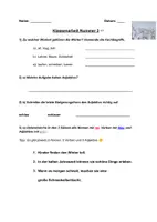 Vorschau - Klassenarbeiten - Klassenarbeit Wortarten Klasse 5 - Deckblatt