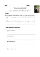Vorschau - Arbeitsblätter - Klassenarbeit Sachtexte Tiere - Seite 3