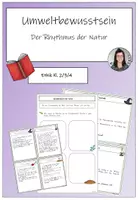 Vorschau - Arbeitsblätter - Die vier Grundelemente der Natur - Deckblatt