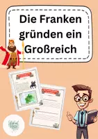 Vorschau - Arbeitsblätter - Die Franken gründen ein Großreich - Deckblatt