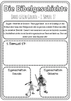 Vorschau - Arbeitsblätter - Drehbuch: David gegen Goliath modernisiert - Seite 1