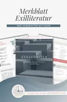 Vorschau - Poster - Merkblatt Exilliteratur - Deutsch Oberstufe & Abi - Deckblatt