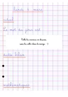 Aperçu - Affichage - Présentation pour la cahier du jour - date de mars - Page 2