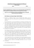 Vorschau - Test - Inhaltsangaben anhand von Sagen Jgst. 6/7 (Klassenarbeit/Schulaufgabe) - Seite 1