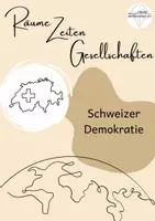 Vorschau - Arbeitsblätter - Schweizer Demokratie: Das Parlament (Nationalrat, Ständerat), inkl. Lösungen - Deckblatt
