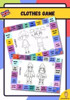 Vista previa - Juegos / Gamificación - Clothes board game - Portada