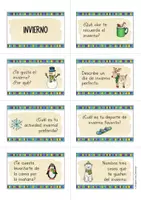 Vorschau - Aufgabenkarten - Invierno tarjetas de conversación / Winter Plauderkärtchen (Spanisch) - Seite 2