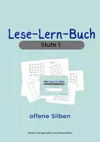 Vorschau - Aufgabenkarten - Lese-Lern-Buch Stufe1: offene Silben - Deckblatt