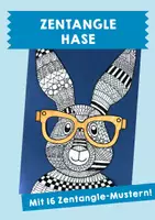 Vorschau - Mal- und Bastelvorlagen - Funky Zentangle-Hase - Deckblatt