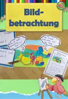 Vorschau - Präsentationen/Tafelbilder - Kunst Grundschule, Bildbetrachtung im Kunstunterricht, Anleitung für Lehrer - Deckblatt