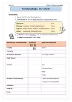 Vorschau - Arbeitsblätter - Forscheraufgabe - Der Storch (+differenzierte Version) - Deckblatt