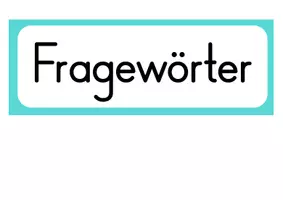 Vorschau - Poster - Fragepronomen. W- Fragen. Aushang - Seite 1