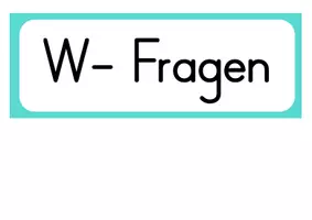 Vorschau - Poster - Fragepronomen. W- Fragen. Aushang - Seite 2