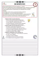 Vorschau - Arbeitsblätter - Kommasetzung - Infinitivsatz und Apposition / Einschübe mit Lösung (Klasse 7 / 8 / 9) - Seite 1