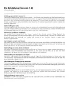 Vorschau - Arbeitsblätter - Die Schöpfung (Genesis 1-2) - Deckblatt