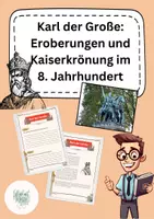 Vorschau - Arbeitsblätter - Karl der Große - Deckblatt