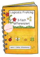 Vorschau - Arbeitsblätter - Logicals | Frühling | differenziert - Deckblatt