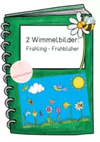 Vorschau - Poster - Wimmelbild | Frühling | Frühblüher - Deckblatt