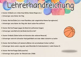Vorschau - Stationenlernen - Stationen Basketball (Fangen und Werfen) - Seite 2