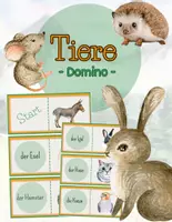 Vorschau - Spiele - Domino / Lesespiel zum Thema Tiere - Deckblatt