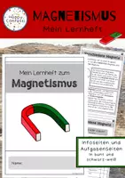 Vorschau - Arbeitsblätter - Magnetismus Lernheft - Deckblatt