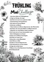 Vorschau - Mal- und Bastelvorlagen - Kostenlos: Frühling Mal Challenge Bucketlist - Seite 2