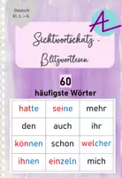Vorschau - Fördermaterial/Inklusion - Sichtwortschatz trainieren - Blitzwortlesen - Deckblatt
