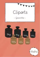 Vorschau - selbst erstellte Cliparts/Grafiken - Cliparts Gewichte (Gusseisen und Messing) - Deckblatt