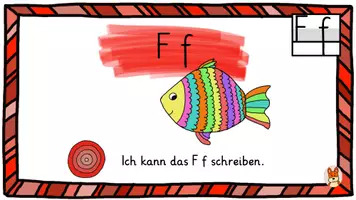 Vorschau - Unterrichtsreihen - Buchstabeneinführung F f - digitale Tafelbilder - Deutsch 1 - Seite 1