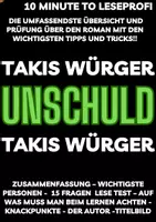 Vorschau - Präsentationen/Tafelbilder - Literarisches Verständnis fördern durch den Roman "Unschuld" von Takis Würger - Deckblatt